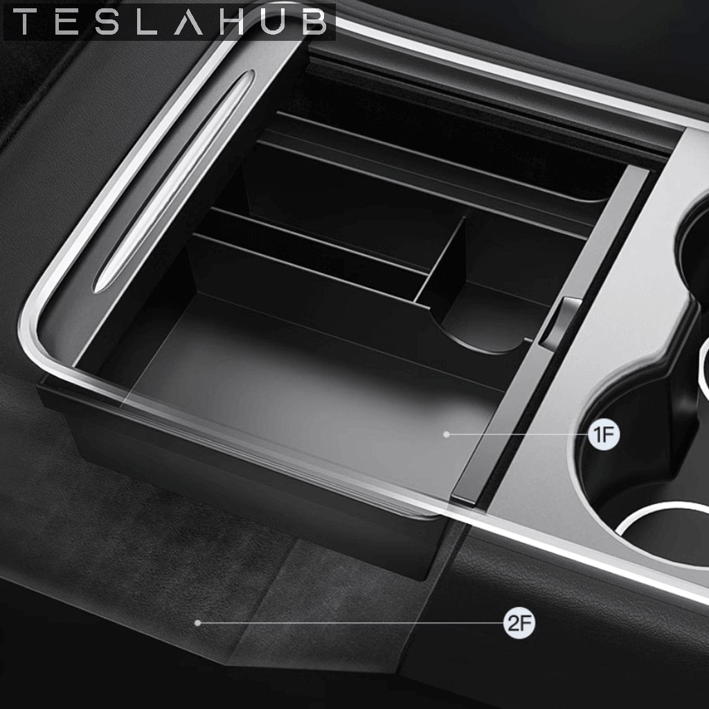 Model 3 & Y - Center Console Organiser (2-in-1)